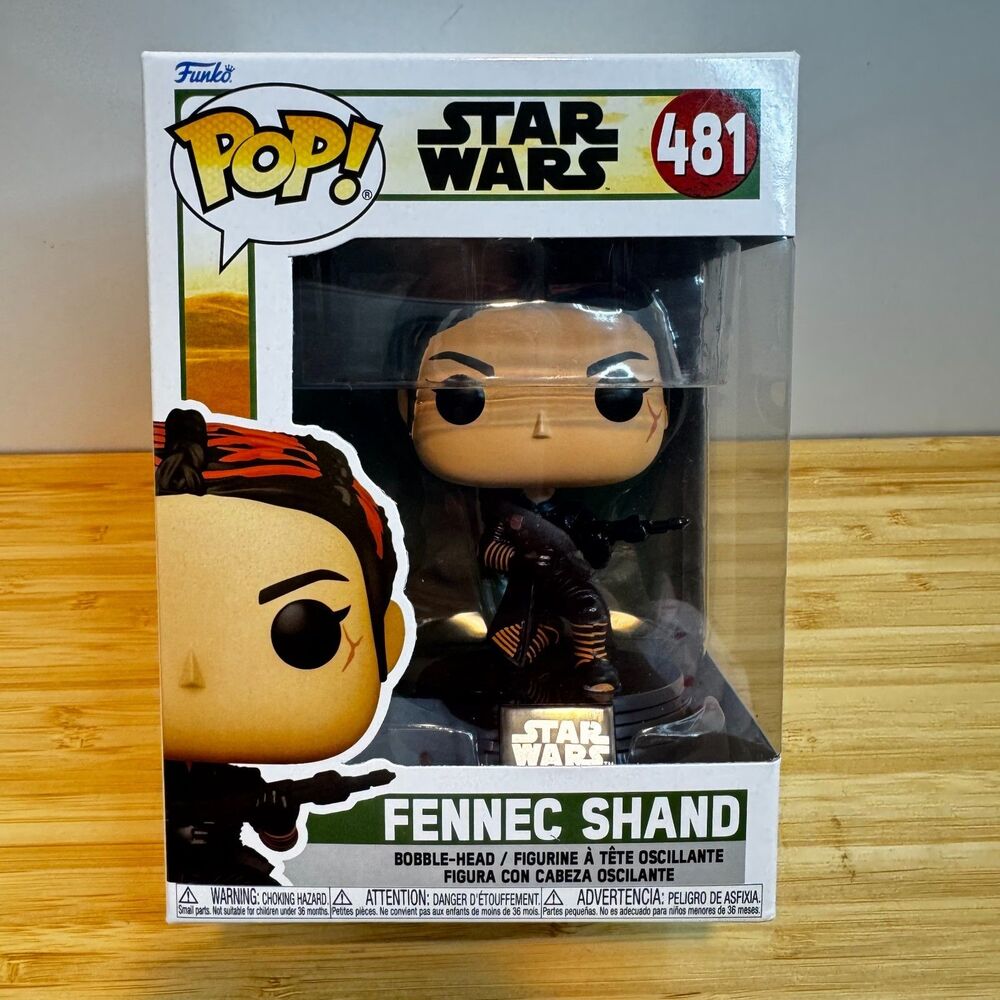 Funko Pop! Star Wars Fennec Shand #481 Bobble-Head The Book of Boba Fett NIB